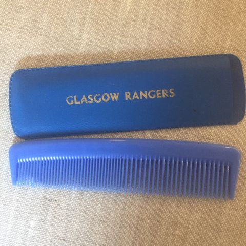 Glasgow Rangers - sjelden gammel ubrukt kam fra 70-tallet