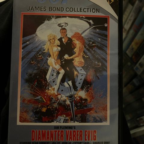 James bond. Diamanter varer evig. Vhs