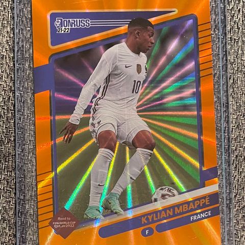 Donruss Panini 2021/22 Mbappe Orange Lazer