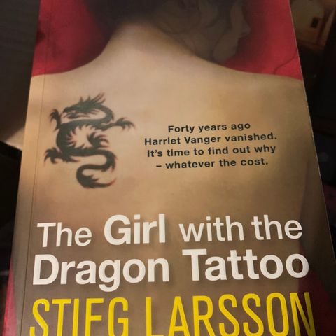 The girl with the Dragon Tattoo til salgs.