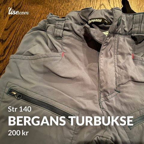 Bergans utne turbukse, 10 år