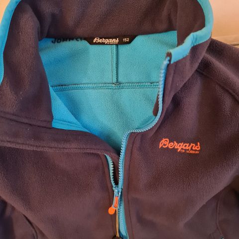 Bergans fleece jakke  str 152