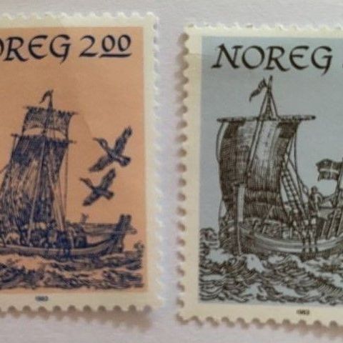 Norge 1983 Nord-Norske båttyper. NK 939 og NK 940. Postfrisk.