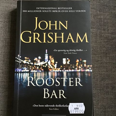 Pocketbok: John Grisham, Rooster Bar