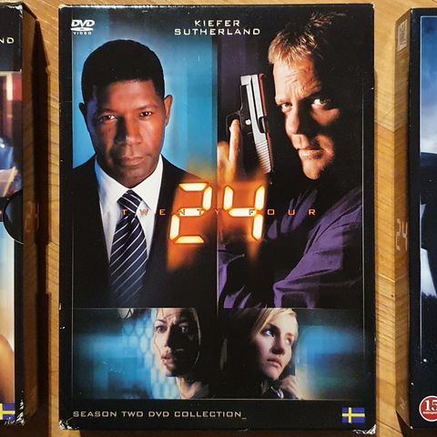 DVD: 24 - sesong 1, 2 og 7