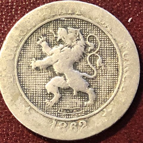Belgia 5 centimes 1862 mynt