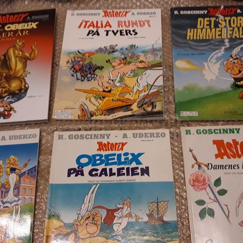 Asterix  ulest. Italia på tvers Himmelfallet frakt 70kr