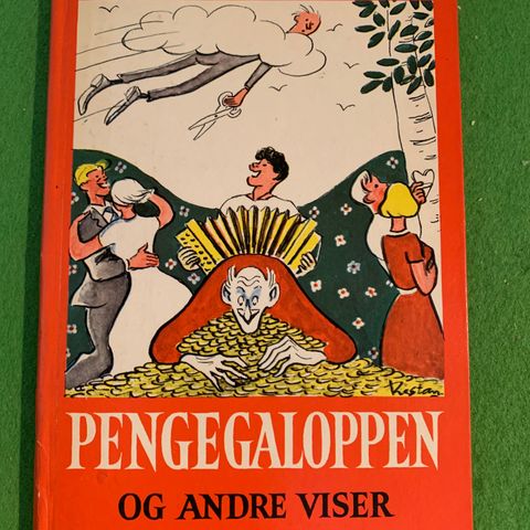 1 utgave - Vidar Sandbeck - Pengegaloppen og andre viser (1959)