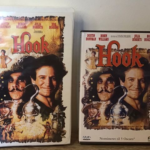 Hook Filmer ( VHS & DVD) BIGBOX 🚨Robin Williams samling