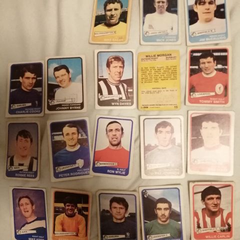 18  Abc fotballkort 1968 selges