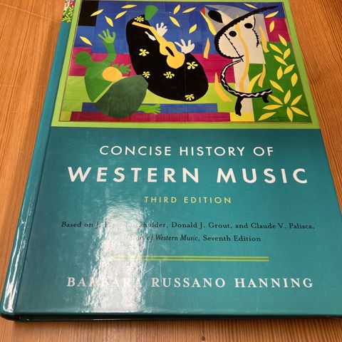 Barbara Russano Hanning : CONCISE HISTORY OF WESTREN MUSIC