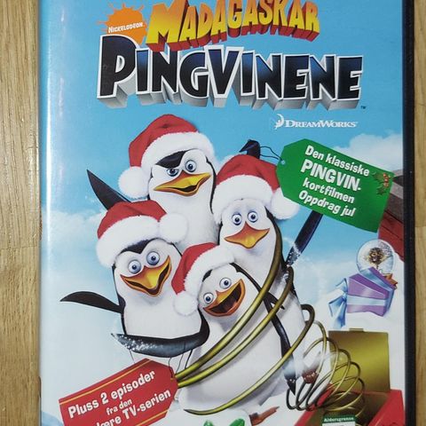 Madagaskar Pingvinene Dreamworks dvd selges!