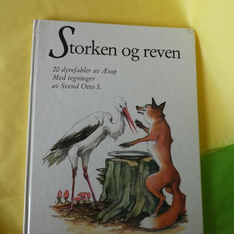 Storken og reven: 20 dyrefabler av Æsop