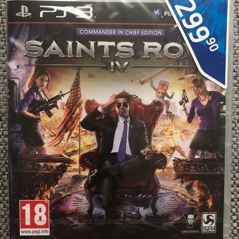 Ubrukt Saints Row IV til PS3