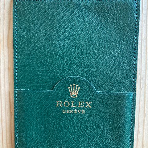 Rolex sertifikatmappe