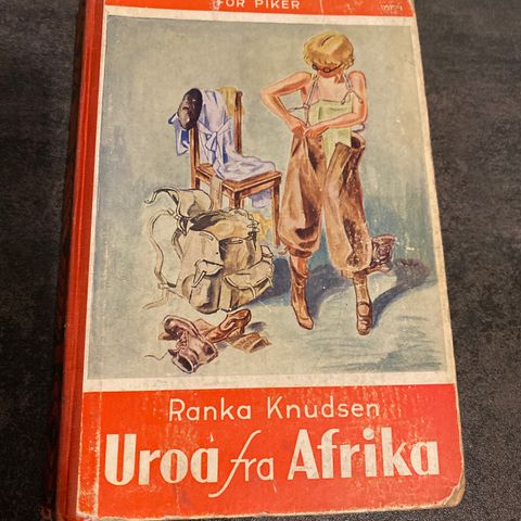 Uroa fra Afrika av Ranka Knudsen - Ungdomsbok - 1939