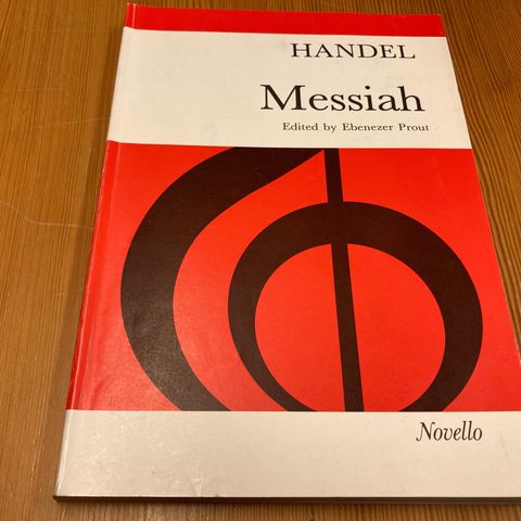 HANDEL  MESSIAH - EDITED BY EBENEZER PROUT