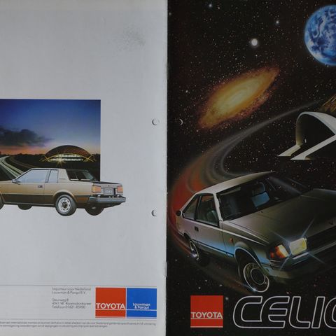 Toyota Celica brosjyre 1982