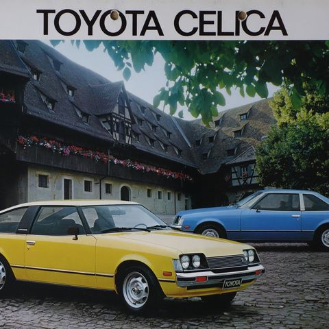 Toyota Celica 1977 brosjyre