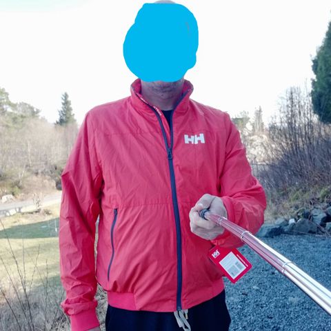 Ubrukt Helly Hansen vindjakke, XXL