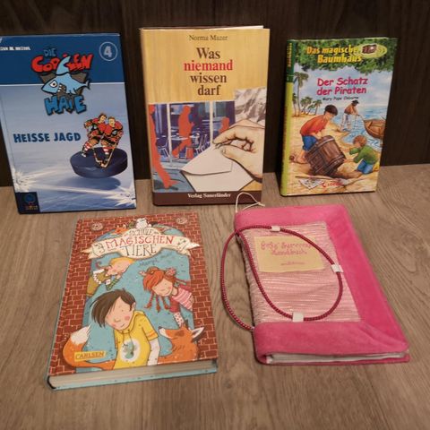 Barnebøker på tysk selges rimelig 