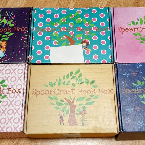 SpearCraft bok pakke: YA bøker + goodies fra US