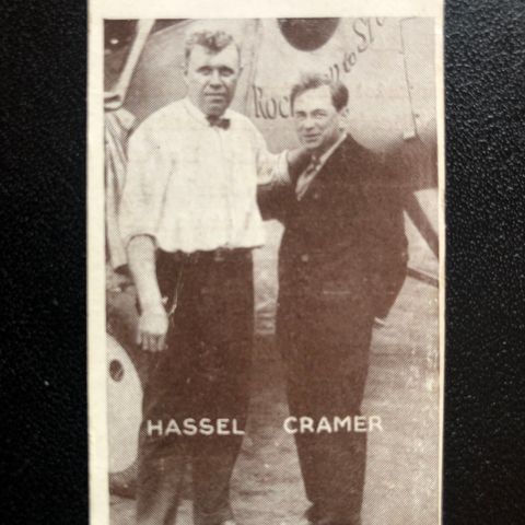 Bert Hassell Parker Cramer fly flyver Grønland Tiedemanns sigarettkort 1930