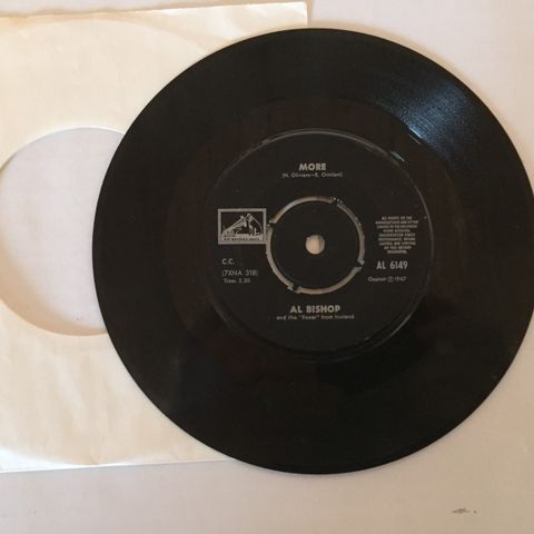 AL BISHOP / MORE - 7" VINYL SINGLE