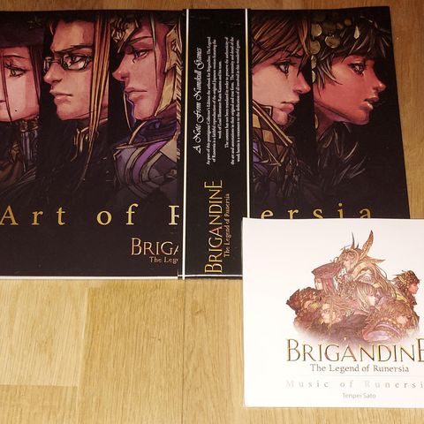 Brigadine anime artbook & CD selges samlet 