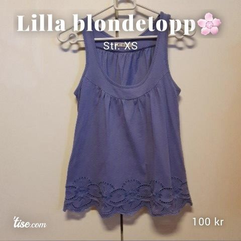 Lilla blondetopp 100 kr