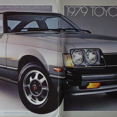 Toyota Celica 70 talls brosjyre