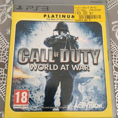 Call Of Duty World of War