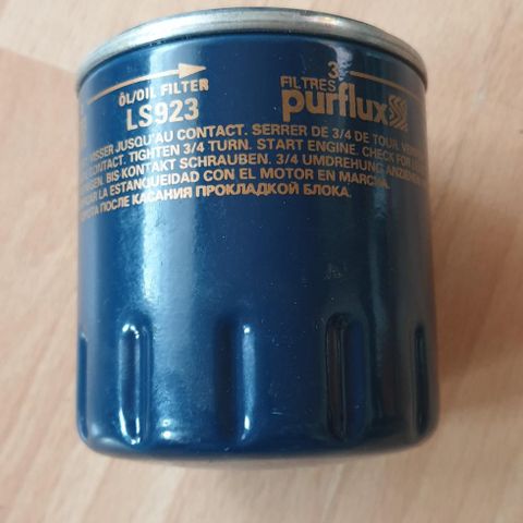 Olje filter, Purflux LS 923, W7161