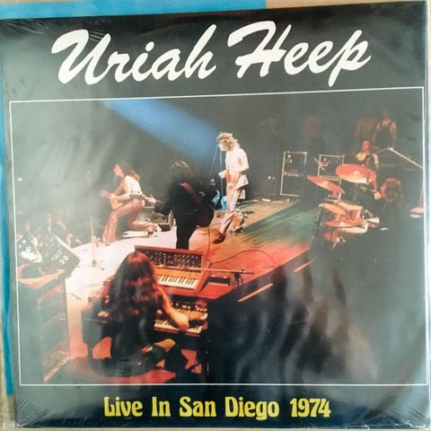 NY PRIS: MINT: Uriah Heep LP, "Live In San Diego 1974".