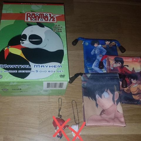 Ranma 1/2 anime samling selges samlet!!