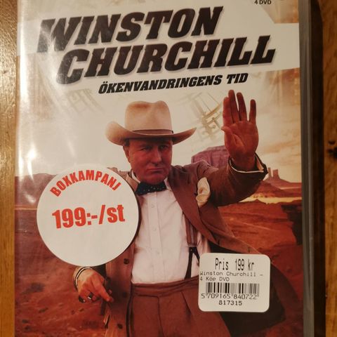 Winston Churchill - Ökenvandringens tid (DVD, i plast)