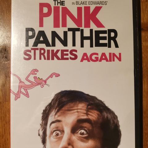 The Pink Panther Strikes Again (DVD 1976, i plast)