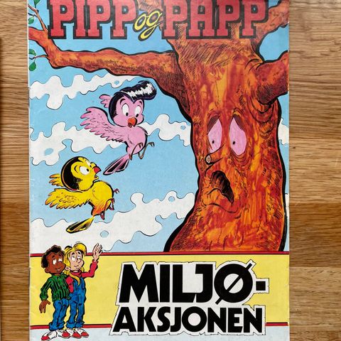 Tegneserie : Pipp og Papp (Miljøaksjonen)