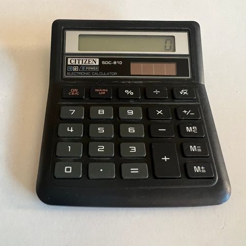 Citizen SDC-810 kalkulator