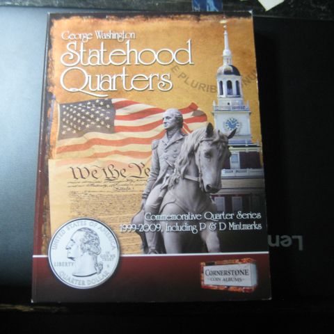 Album Statehood Quarters 1999-2009 unc