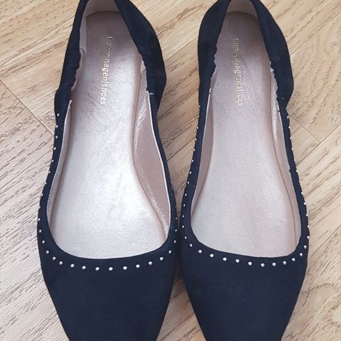 Ny Copenhagen Ballerina suede str.37