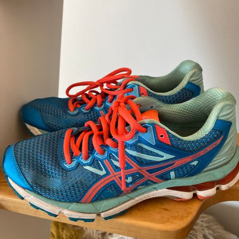 Asics str. 38 t76qq gel-glyde rosa blå turkis