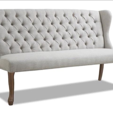 Spisestue sofa 180 cm (Greige Lux)