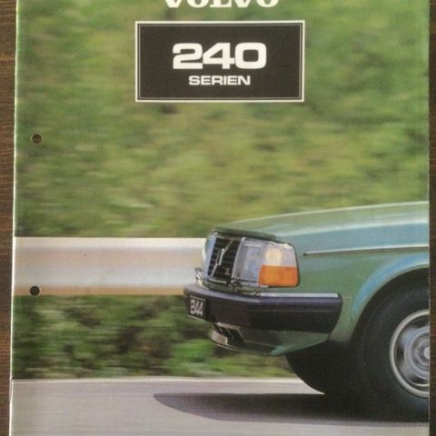 Volvo 240 brosjyre 1981