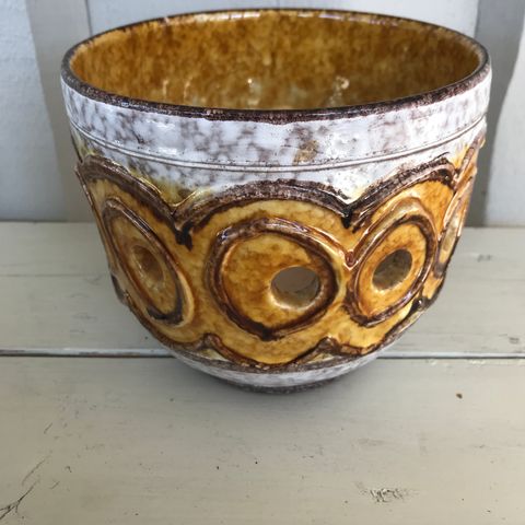 antikk keramikk blomsterpotte