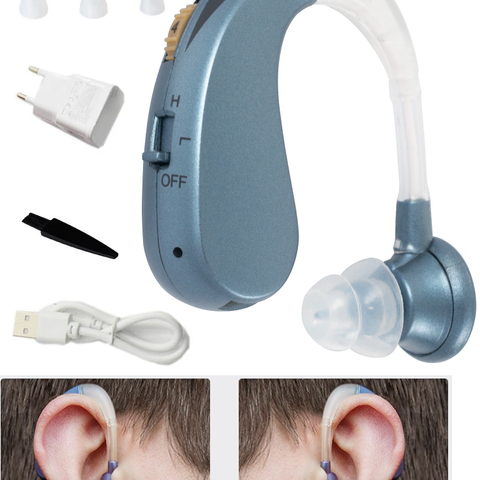 Oppladbar Høreapparat