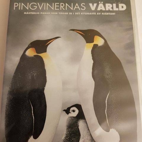 PINGVINERNAS VÄRLD.   (Ny i plast)