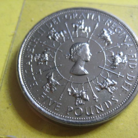 5 Pund 1993 England jubile 1953-1993 unc