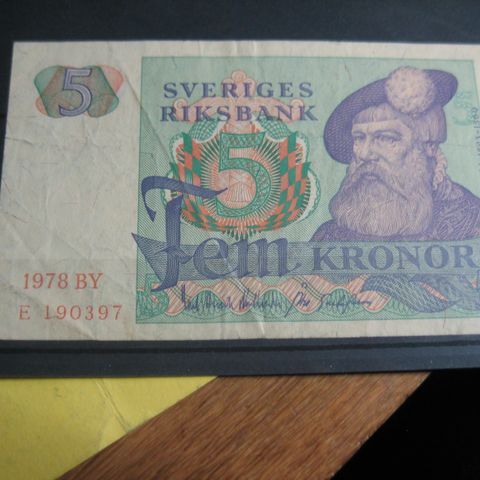 5 Kr Sverige 1978 serie BY