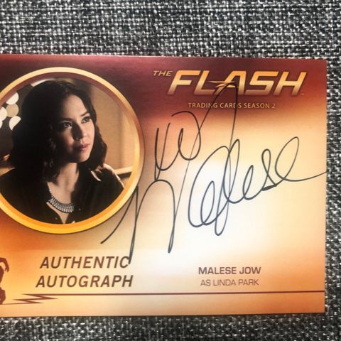 The Flash - autograf Malese Jow